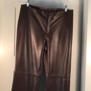 NWT Banana Republic size 12 leather pants